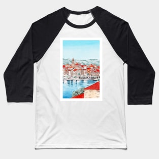 Korcula, Croatia Baseball T-Shirt